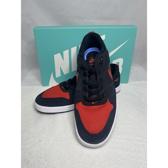 Nike Alleyoop Sneakers Men’s 11 Black White Red CJ0882-006 NIB New With Box main image 4